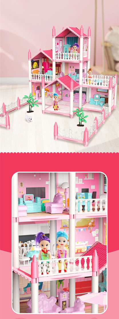 3D Doll House with Accessories – Build, Decorate, and Play in a Miniature World!