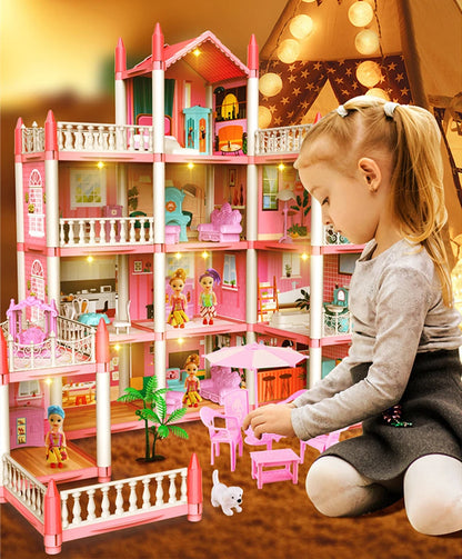 3D Doll House with Accessories – Build, Decorate, and Play in a Miniature World!