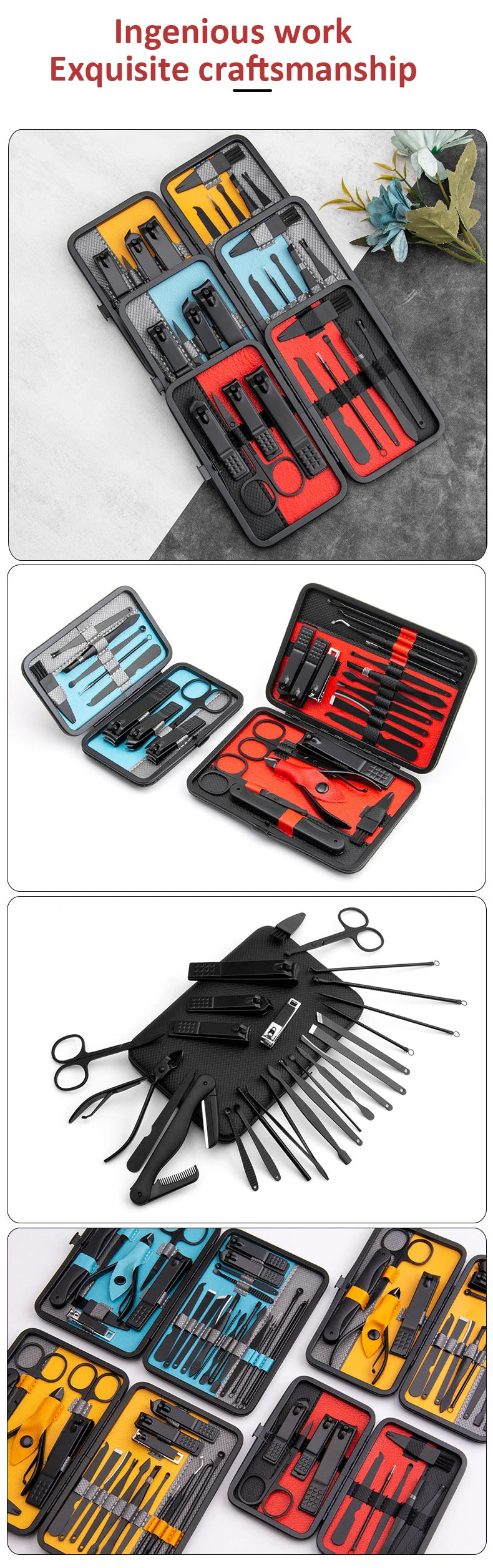 Manicure Set (10/15/25pcs) – Achieve Salon-Quality Nails at Home!