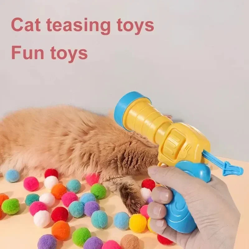 Toy Gun with Plush Balls for Pets – Fun and Interactive Playtime!