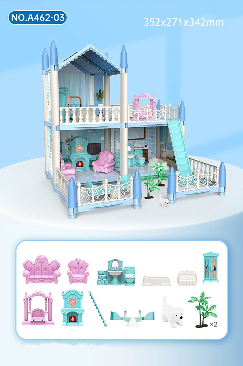 3D Doll House with Accessories – Build, Decorate, and Play in a Miniature World!