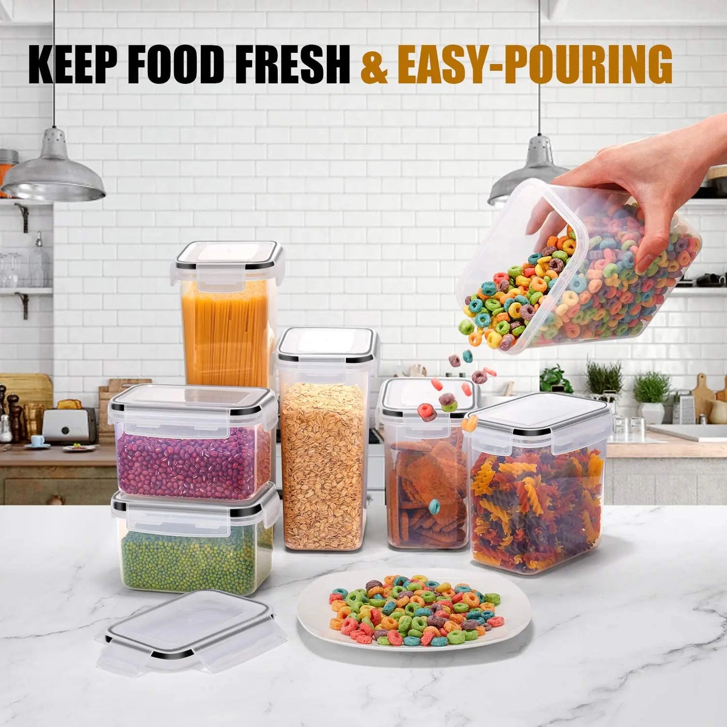 7-Piece BPA-Free Food Container Set – Freshness and Organization in Every Meal!