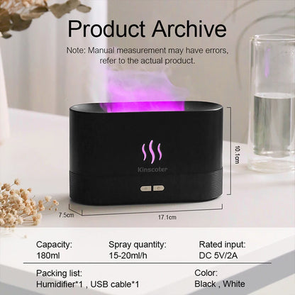 Ultrasonic Aroma Diffuser and Humidifier – Transform Your Space with Serenity!