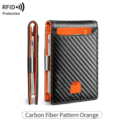 Minimalist RFID Blocking Men's Wallet – Style Meets Security!