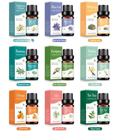 18 Flavors Essential Oils Set – Transform Your Space with Natural Scents!