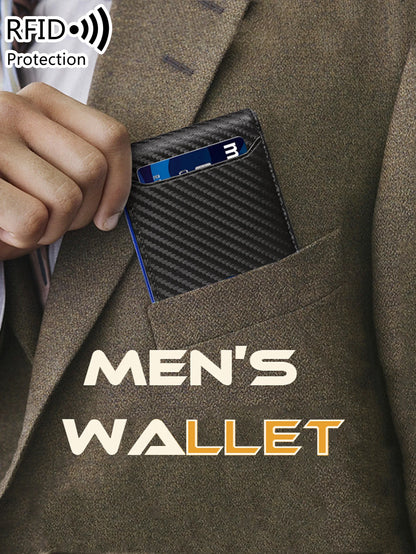 Minimalist RFID Blocking Men's Wallet – Style Meets Security!