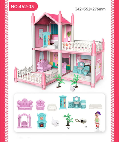 3D Doll House with Accessories – Build, Decorate, and Play in a Miniature World!