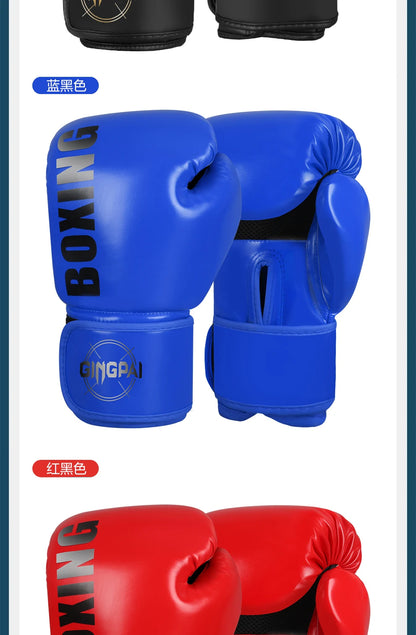 6/8/10/12oz Professional Boxing Gloves – Perfect for Sanda, Muay Thai, MMA, and Training!