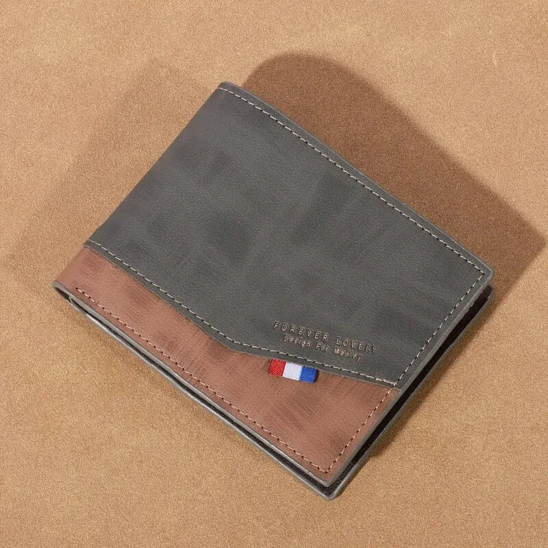 Men's High-Capacity Leather Wallet – Stylish and Functional Storage for Essentials!