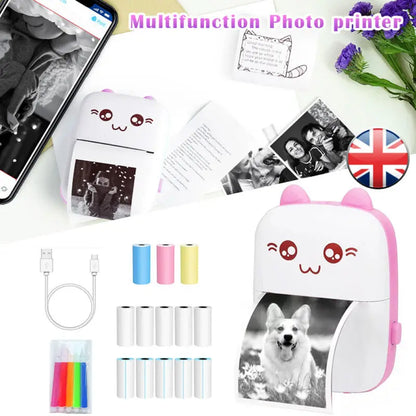 Mini Ink-Free Photo Printer – Print Memories Anywhere!