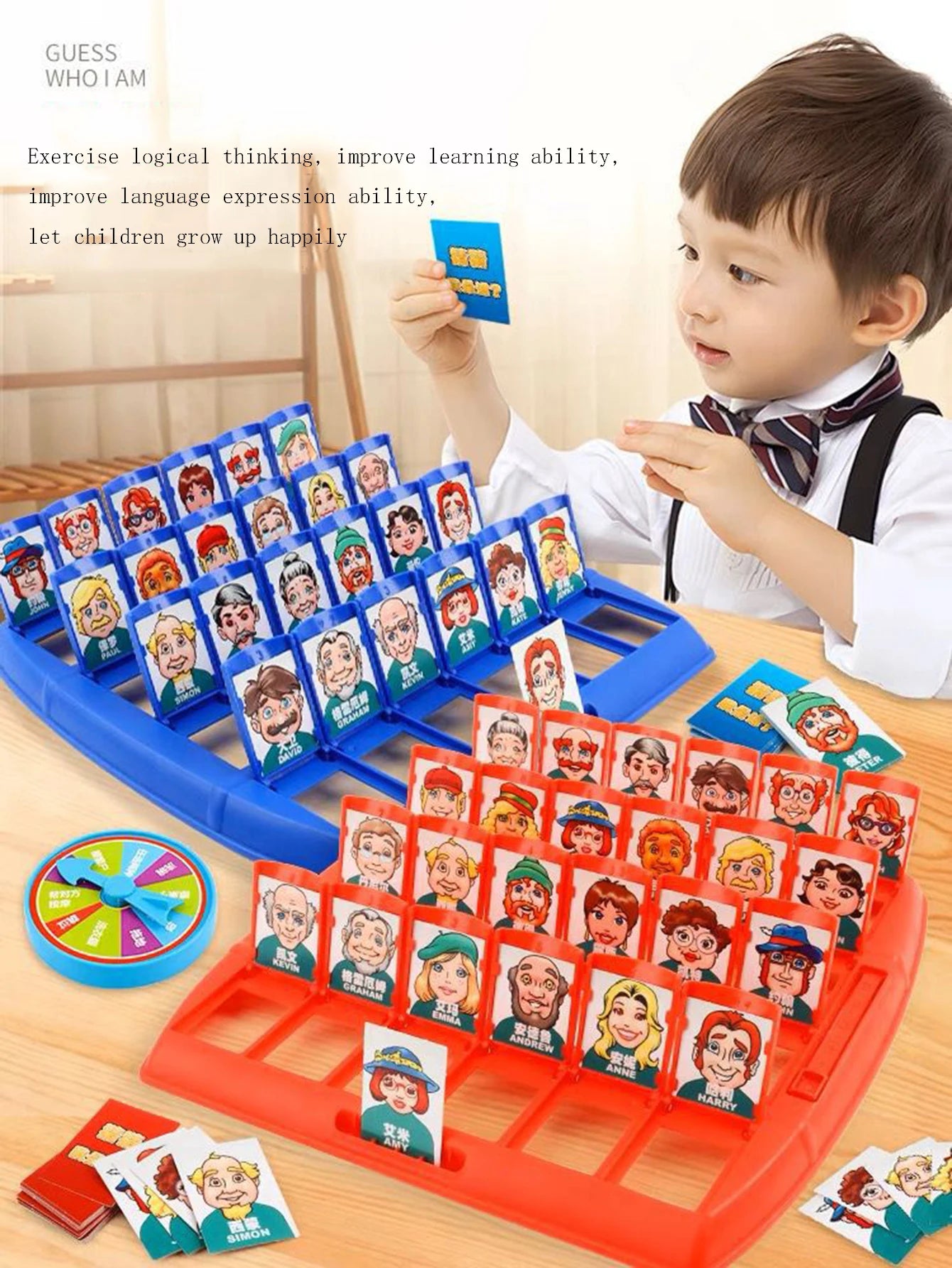 "Guess Who I Am" Board Game - A Fun Twist on Classic Guessing!