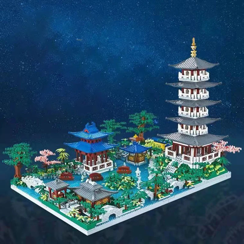 Chinese Architecture Micro Building Blocks – Create Stunning Miniature Masterpieces!