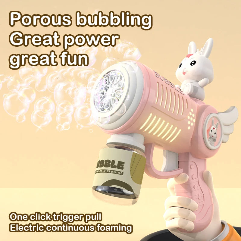 Fully Automatic Bubble Blowing Toy – Endless Fun for Kids and Adults!