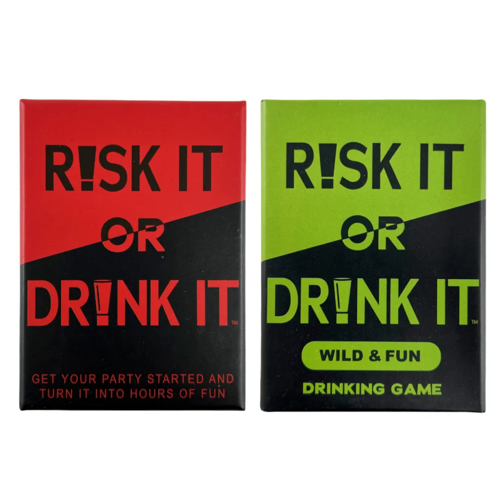 "Risk It Or Drink It" Card Game - The Ultimate Party Challenge!