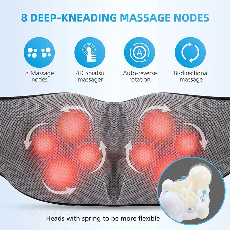 U-Shape Neck and Back Massager – Ultimate Relaxation for Tired Muscles!