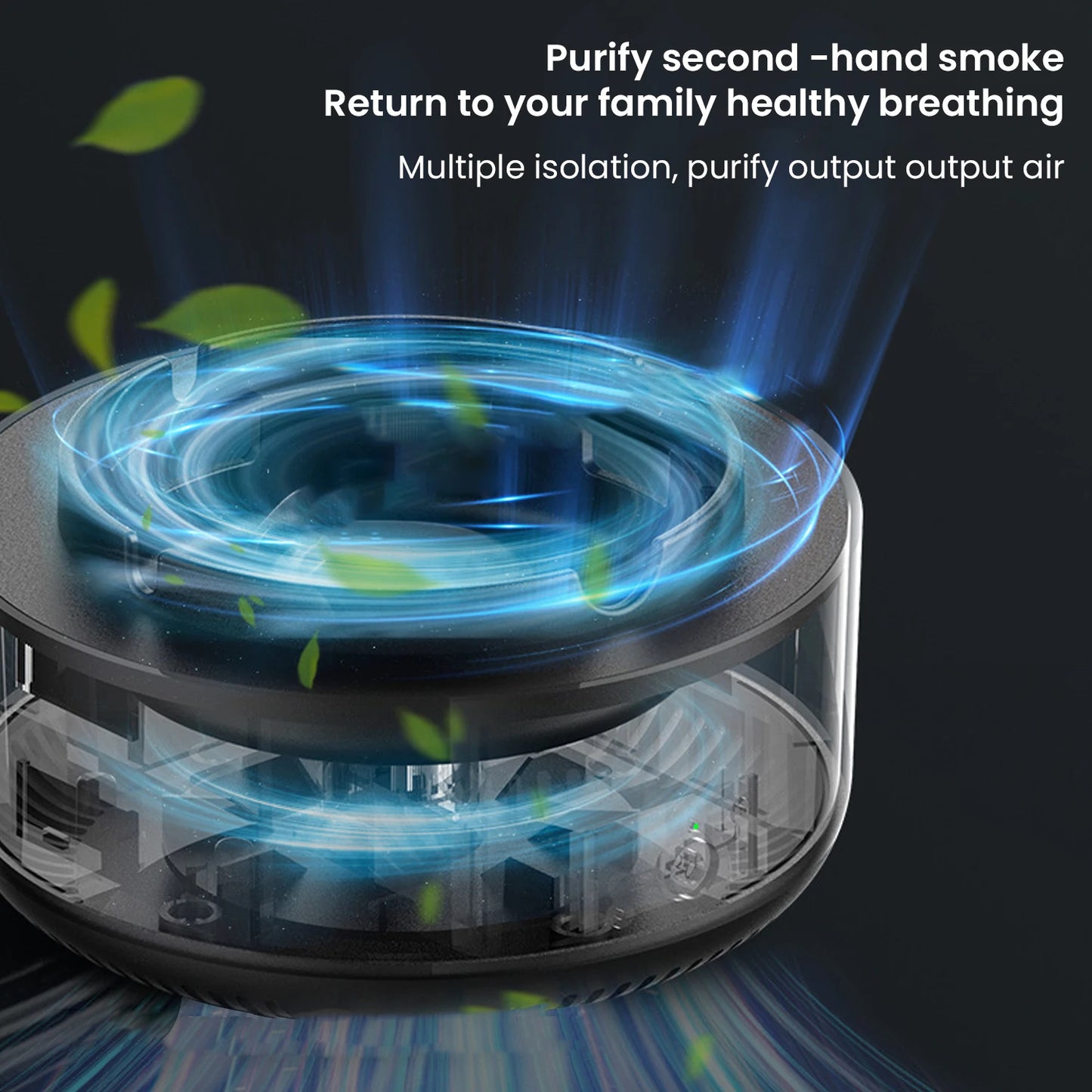 Multi-Functional Ashtray with Air Purifier Function – Clean and Convenient Smoking Experience!