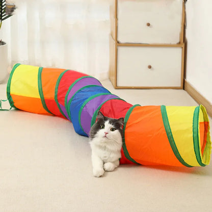 Foldable Pet Play Tunnel – Endless Fun for Your Furry Friends!