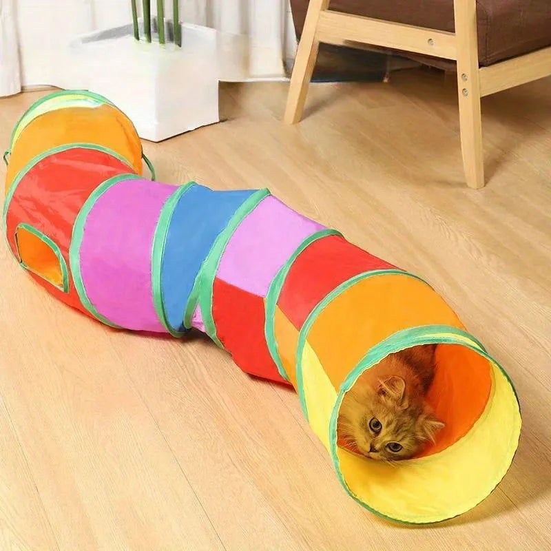 Foldable Pet Play Tunnel – Endless Fun for Your Furry Friends!