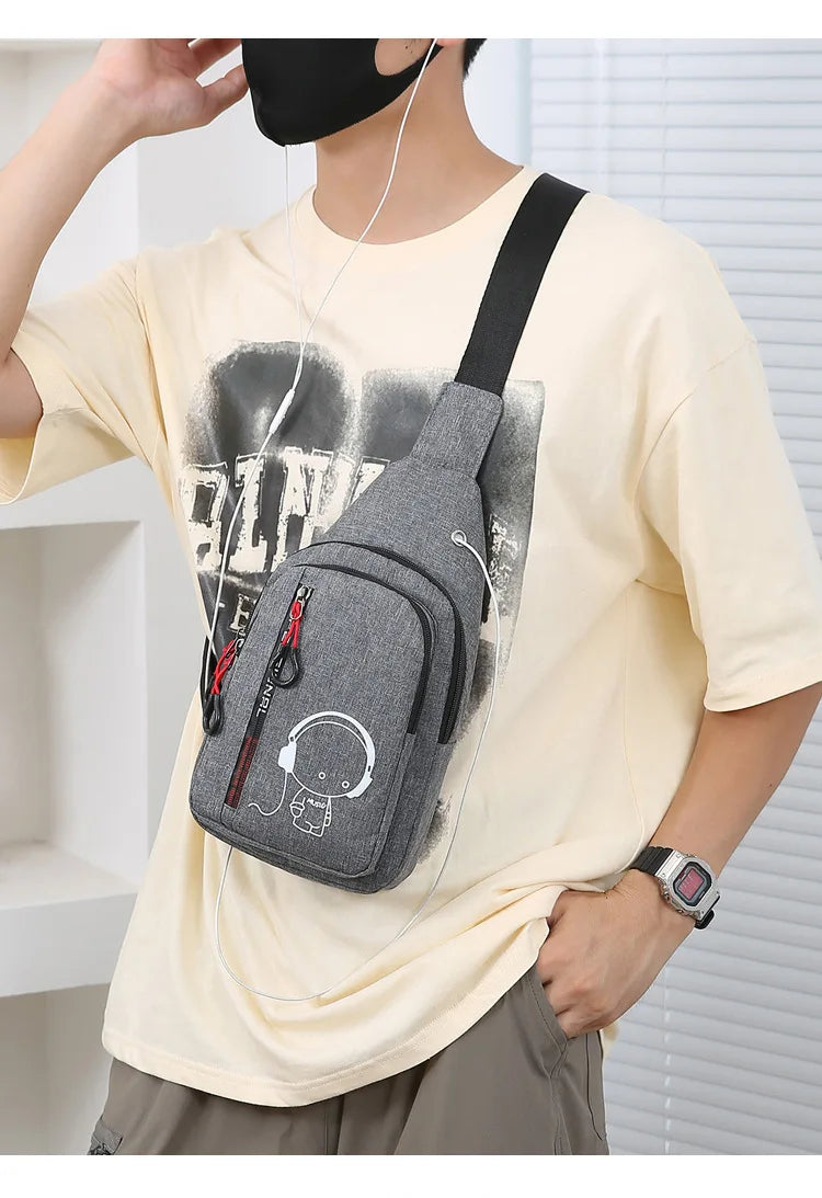 Casual Fashion Chest Bag – Stylish Convenience for Everyday Adventures!