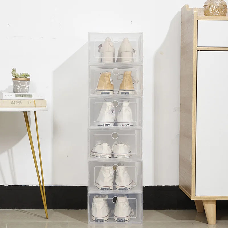 5-Layer Transparent Shoe Storage Box – Organize and Showcase Your Footwear Collection!