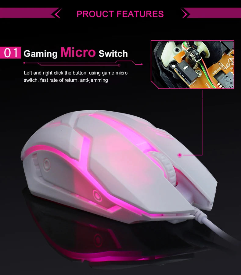 Wired Gaming Mouse – Precision and Speed for Serious Gamers!