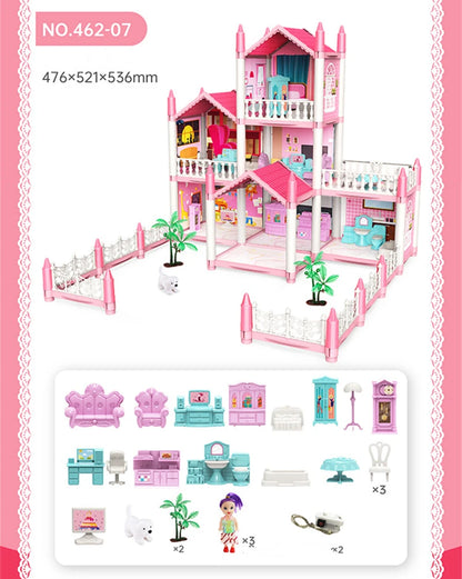 3D Doll House with Accessories – Build, Decorate, and Play in a Miniature World!