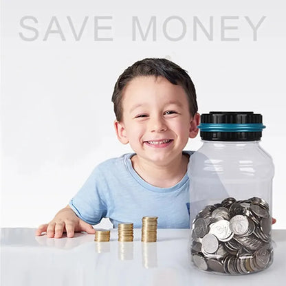 LCD Digital Coin Storage Box – Keep Your Change Organized and Counted!