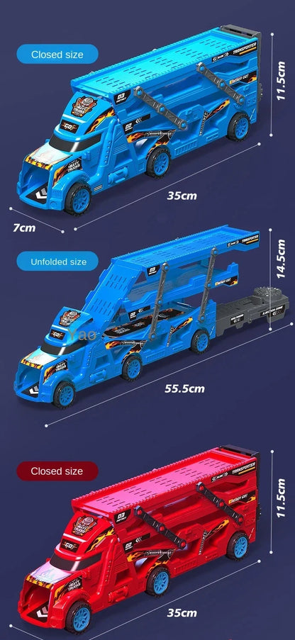 Large Transporter Truck Toy – The Ultimate Vehicle Playset!