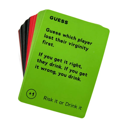 "Risk It Or Drink It" Card Game - The Ultimate Party Challenge!