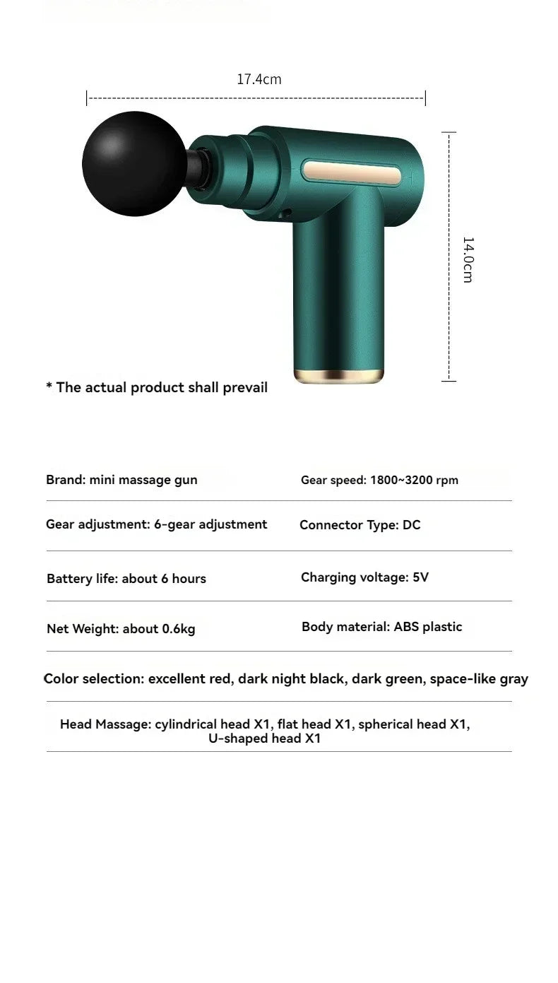 2024 Portable Massage Gun – Your Personal Deep Tissue Massager On-the-Go!