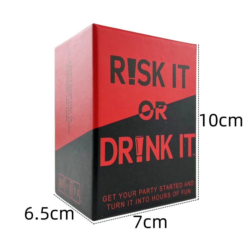 "Risk It Or Drink It" Card Game - The Ultimate Party Challenge!