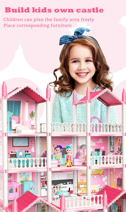 3D Doll House with Accessories – Build, Decorate, and Play in a Miniature World!