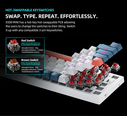 Compact Mechanical Keyboard – Enhance Your Typing Experience!