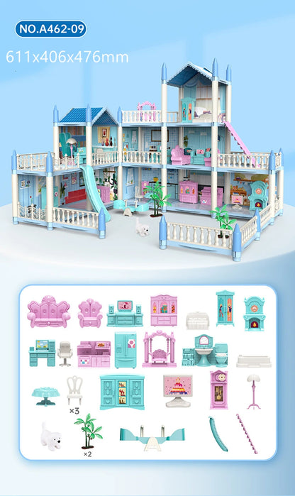 3D Doll House with Accessories – Build, Decorate, and Play in a Miniature World!