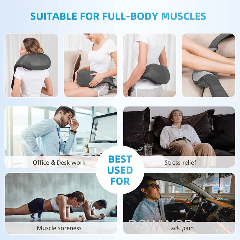 U-Shape Neck and Back Massager – Ultimate Relaxation for Tired Muscles!