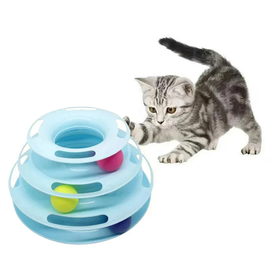 Balls Roller Tower for Cats – Endless Entertainment for Your Feline Friend!