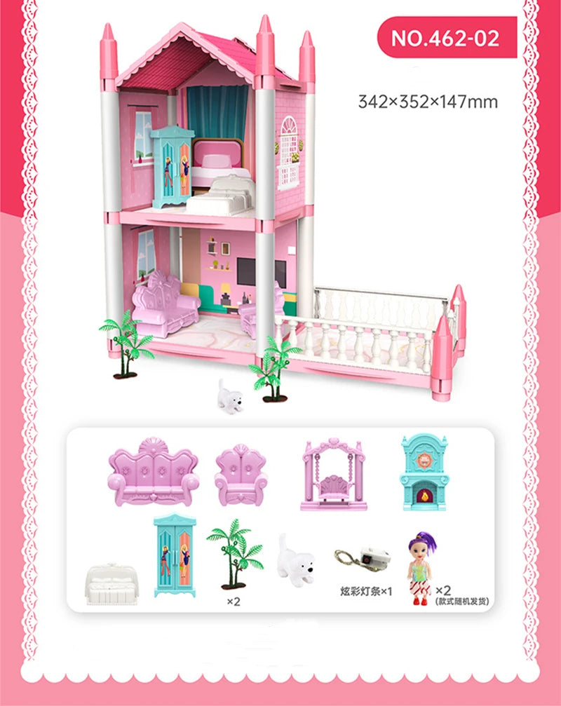 3D Doll House with Accessories – Build, Decorate, and Play in a Miniature World!