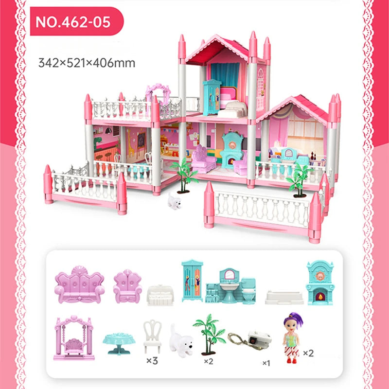 3D Doll House with Accessories – Build, Decorate, and Play in a Miniature World!