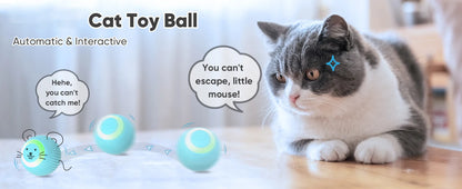 Interactive Cat LED Ball Toy – Engage Your Feline Friend in Playtime Fun!