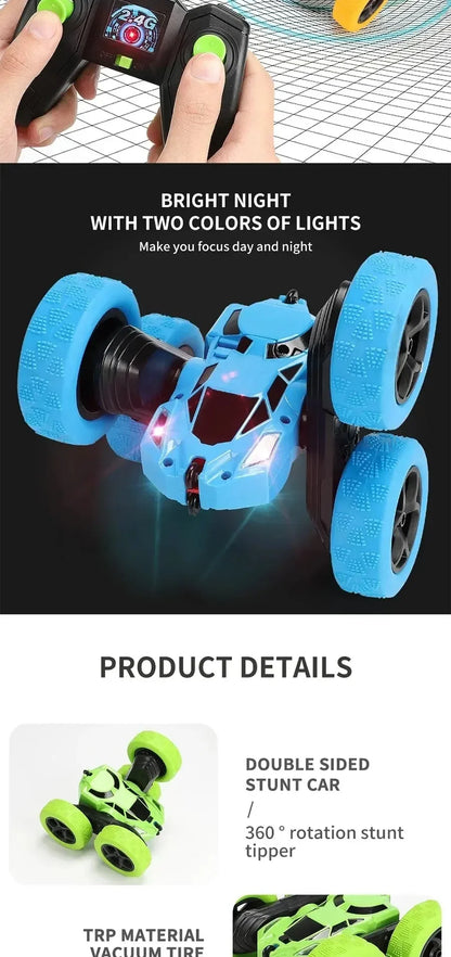 Double-Sided RC Stunt Car – Unleash Thrilling Action and Adventure!