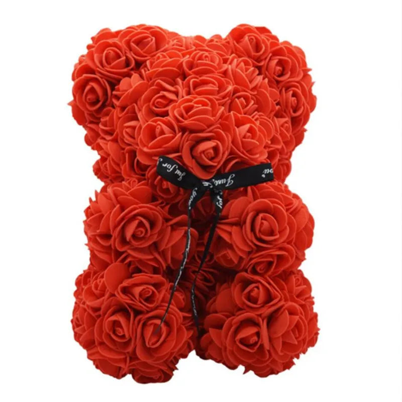 10-Inch Rose Bear - A Unique Gift That Says 'I Love You'