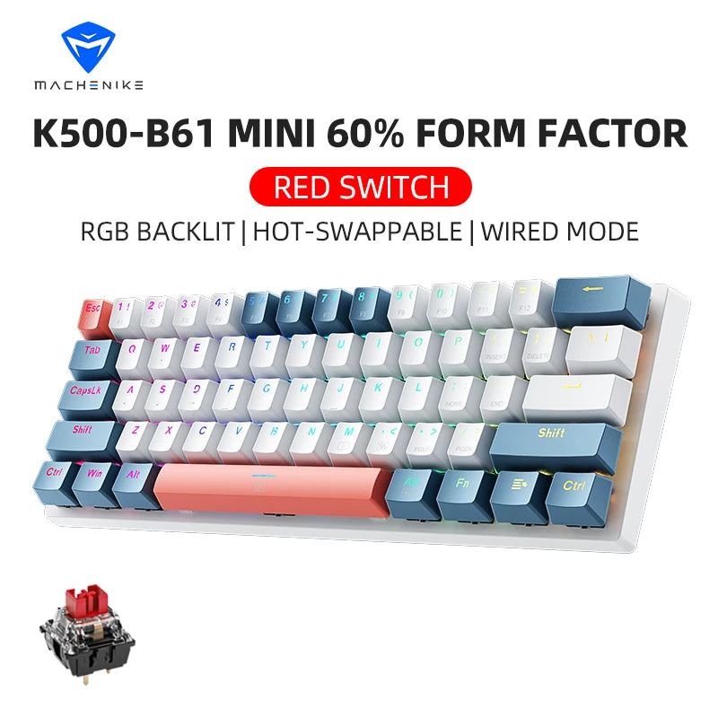 Compact Mechanical Keyboard – Enhance Your Typing Experience!