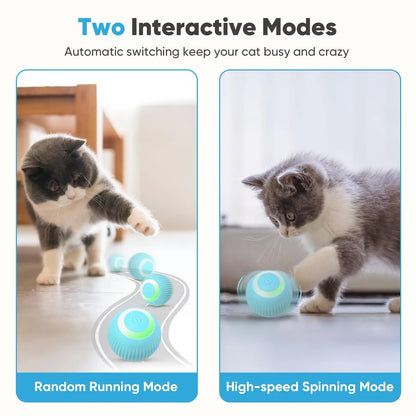 Interactive Cat LED Ball Toy – Engage Your Feline Friend in Playtime Fun!