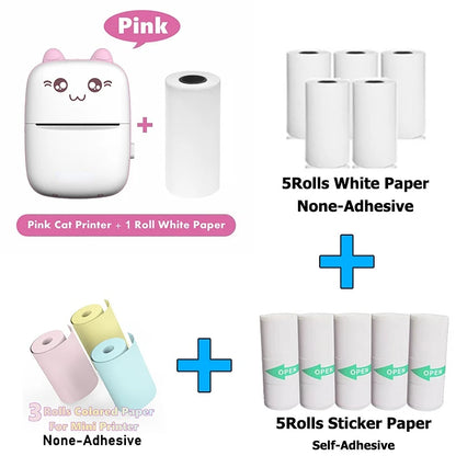 Mini Ink-Free Photo Printer – Print Memories Anywhere!