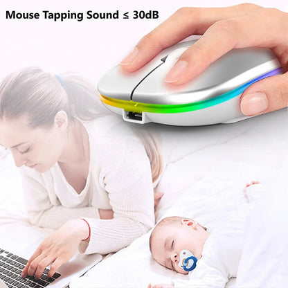 Wireless Chargeable Mouse – Sleek Efficiency at Your Fingertips!