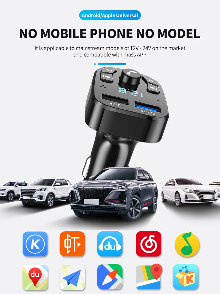 Car MP3 Player with Dual USB Charger – Upgrade Your Driving Experience!