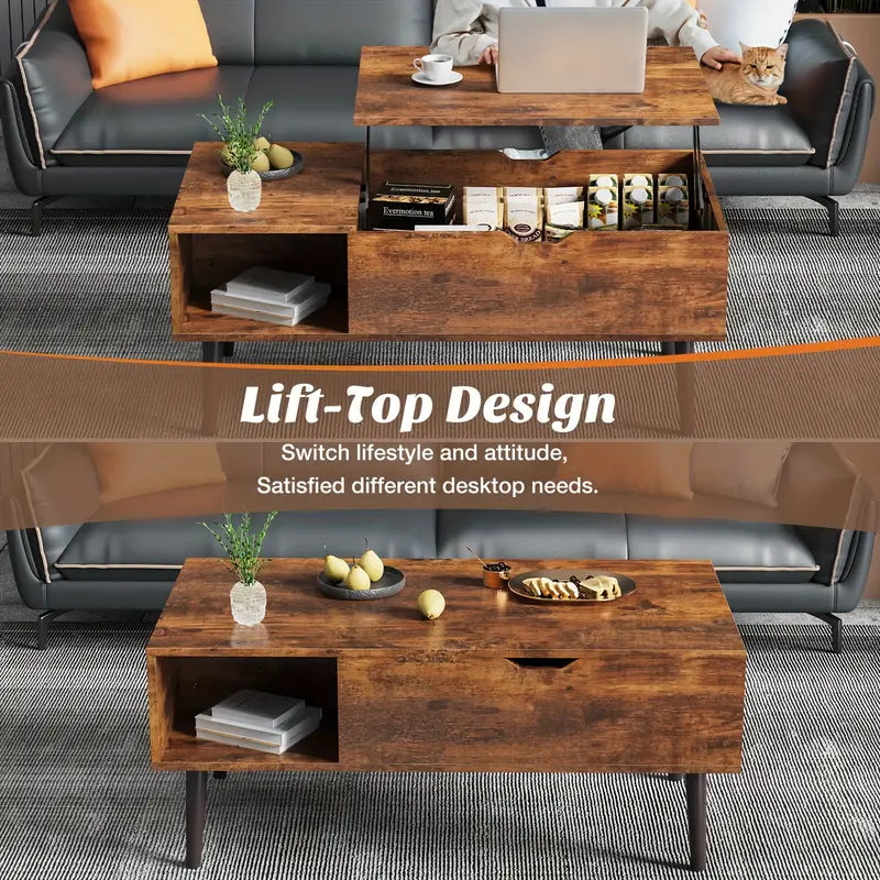 Lift Top Coffee Table – Stylish Functionality for Your Living Space!