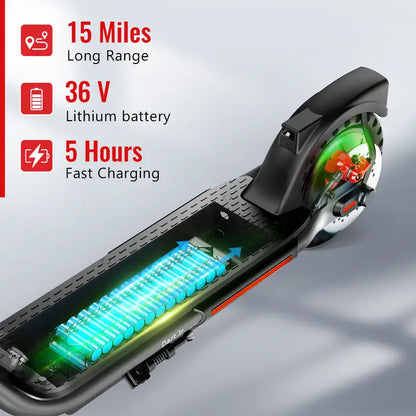 300W Folding Electric Scooter – Commute with Speed and Convenience!