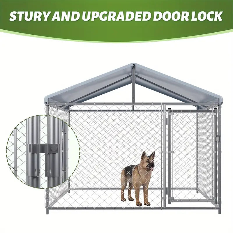 Large Dog Kennel for Outside – A Safe and Comfortable Retreat for Your Furry Friend!