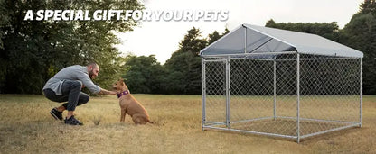 Large Dog Kennel for Outside – A Safe and Comfortable Retreat for Your Furry Friend!